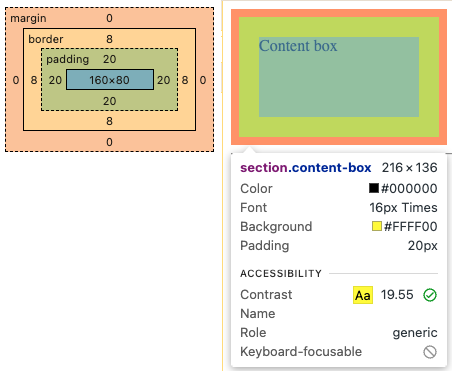 css base box sizing content box