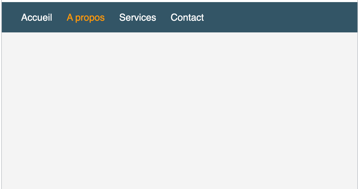 css intro exemple navigation