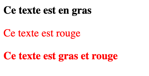 css intro texte gras couleur